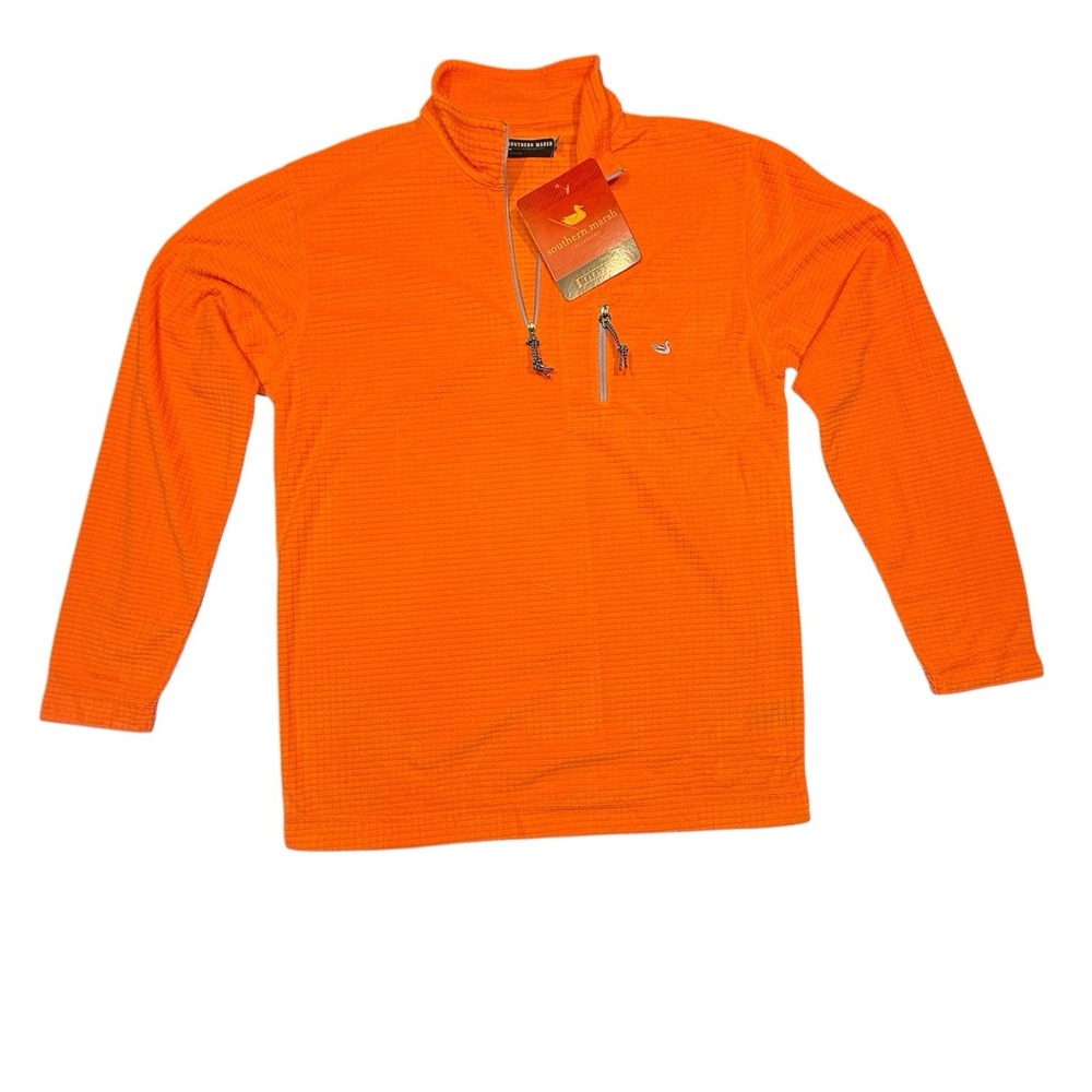 Southern Marsh Mens FIELDTEC DUNE‎ PULLOVER Small In Coral